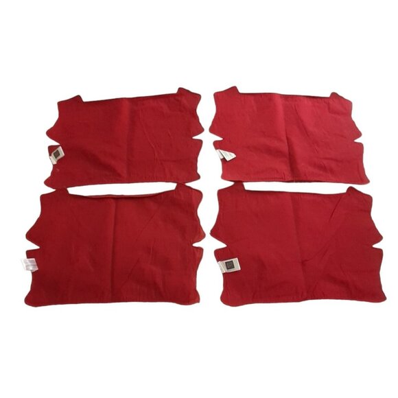 Placemats Autumn Fall Leaves Colorful Patched Embroidered 4 piece set Halloween - Picture 4 of 11